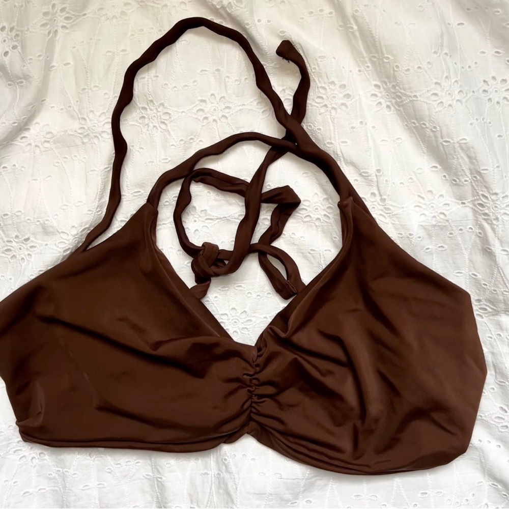 ISO Fused Hawaii Kohanaiki Bikini Top XL Brown “Coffee”